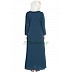 A line Cape abaya- Blue A line Cape abaya- Blue